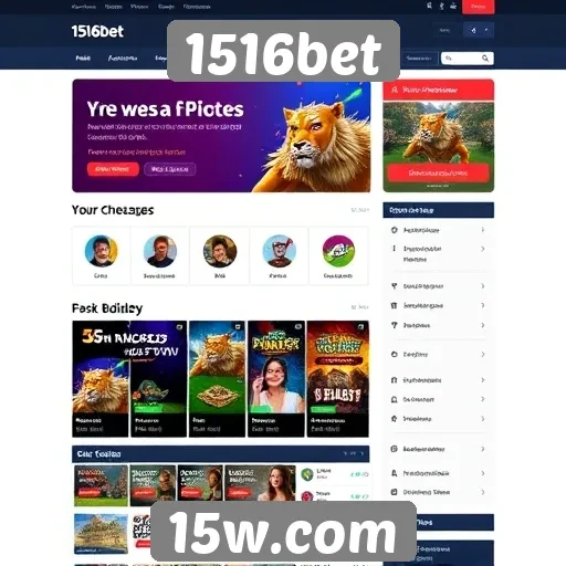 Acessibilidade e usabilidade do site 1516bet