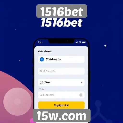 Acesso e cadastro simplificado na plataforma 1516bet